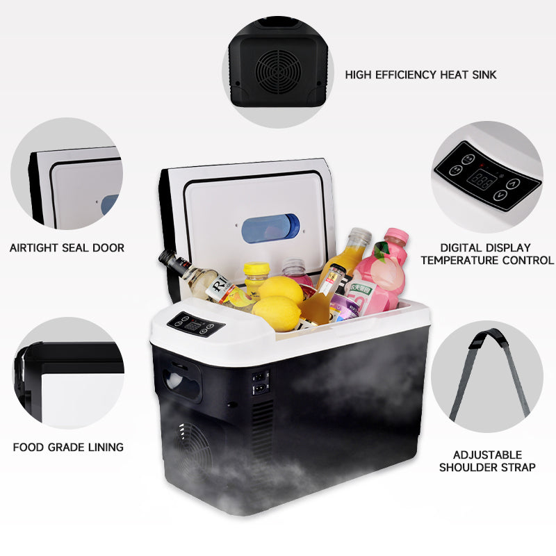 GripVolt CB-X1 Portable Mini  Car Refrigerator