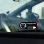 Gripvolt Car Surveillance Warning Sticker