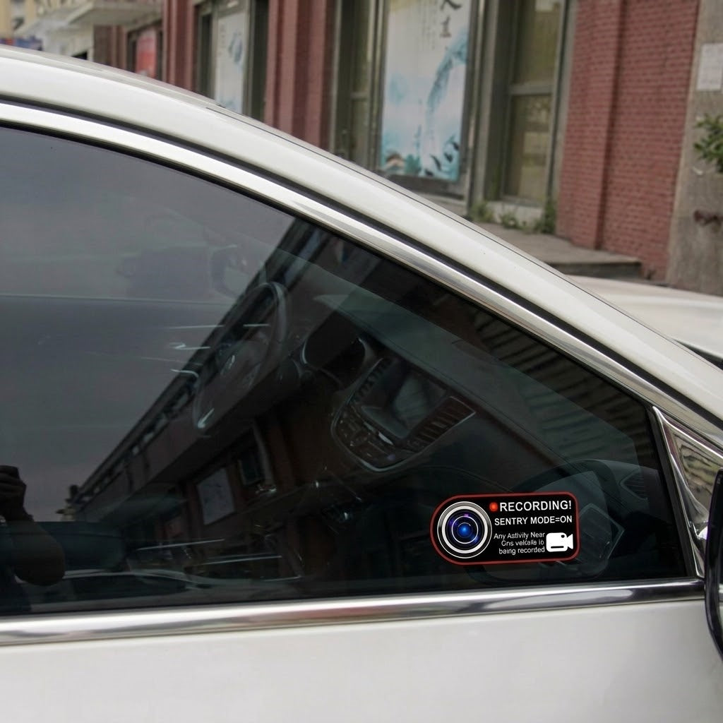 Gripvolt Car Surveillance Warning Sticker