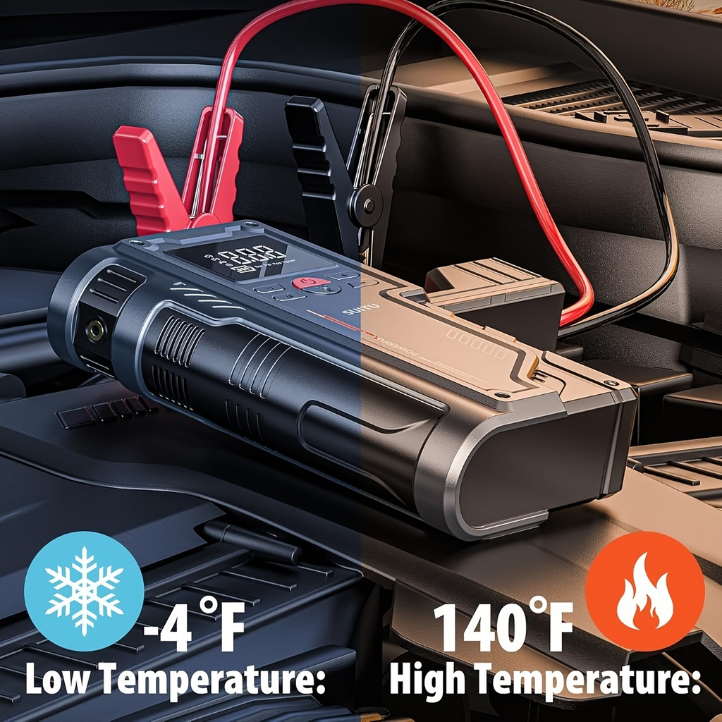 GripVolt X1 Tragbarer 1000A Starthilfe-Booster für Autos 