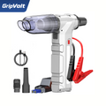 GripVolt 5-in-1 Turbo Air Duster & Jump Starter | 130,000RPM Car Vacuum, 600A Battery Booster, Power Bank & LED Flashlight