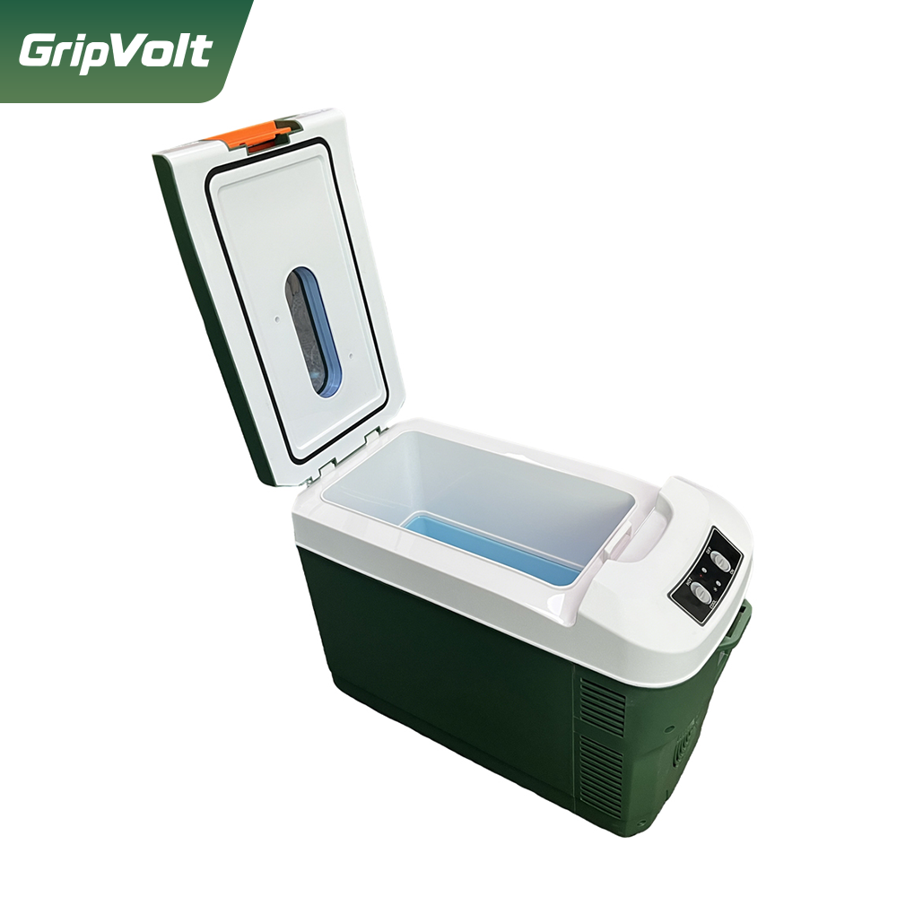 GripVolt 10L Portable Thermoelectric Car Cooler & Warmer | 12V Mini Travel Fridge with Cooling & Heating Modes