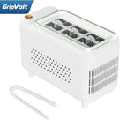 GripVolt Portable 12V Car Ice Maker | 12-Ice Cube Electric Ice Maker with Cigarette Lighter Plug, Makes Ice in About 16 Minutes