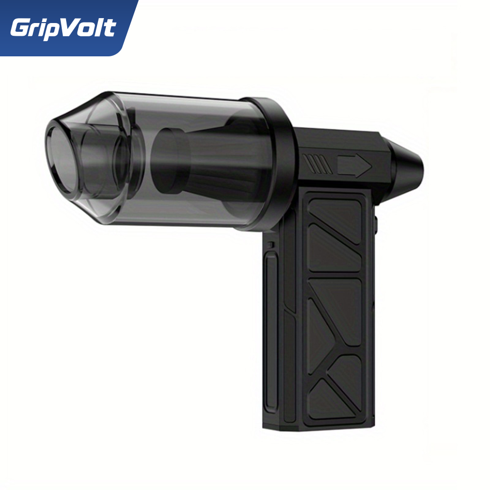 GripVolt Turbo Air Duster & Vacuum Cleaner | 57m/s Cordless Air Blower, 4000mAh Rechargeable Electric Duster for Car, Keyboard & Home Cleaning