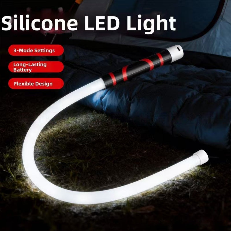 GripVolt Flexible LED Inspection Light | Bendable Silicone Work Light for Car Repair, 3 Modes Rechargeable Mechanic Flashlight for Engine Bay, Garage & Camping