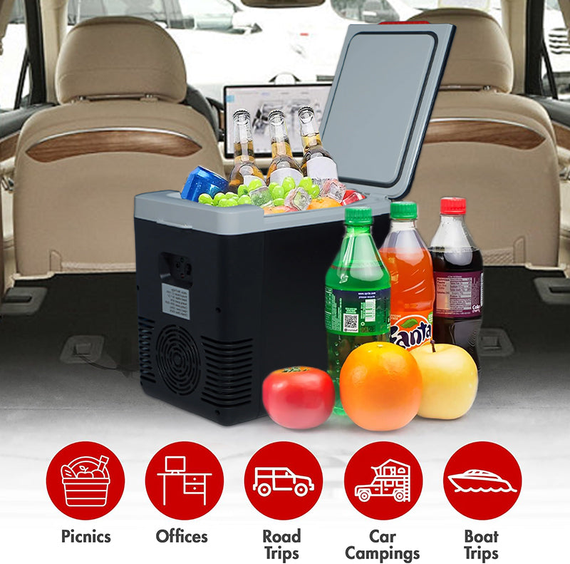 GripVolt 12V Mini-Kühlschrank für Auto (Doppelnutzung)
