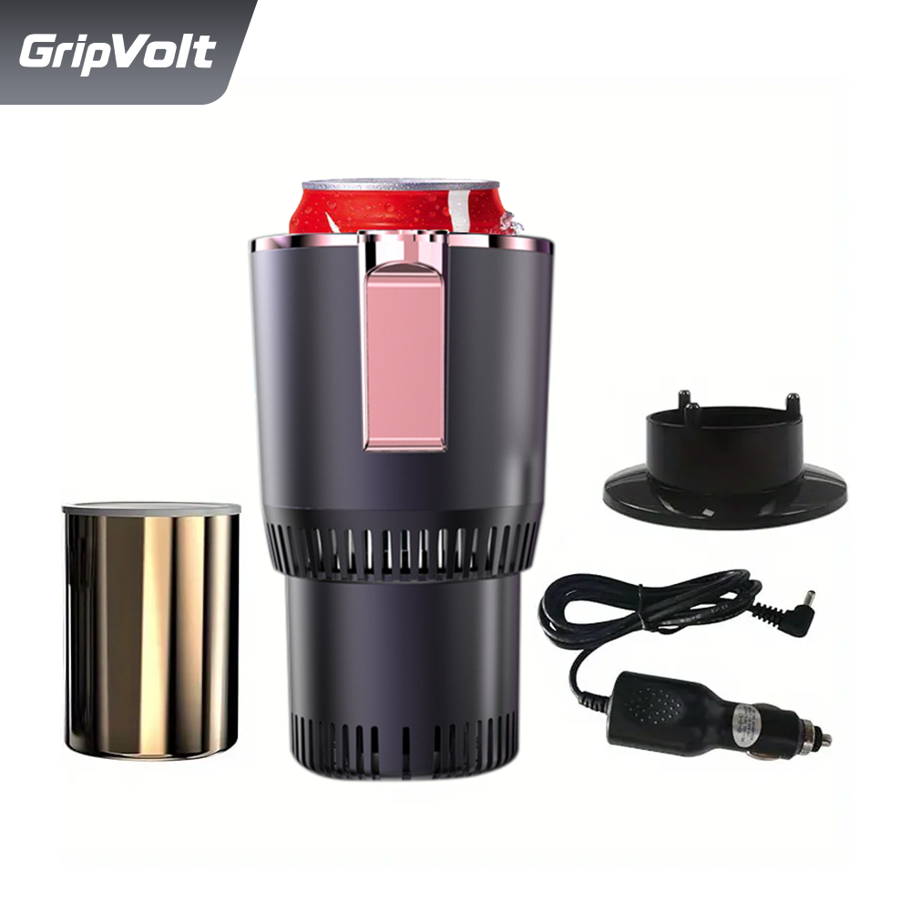 GripVolt Cooling & Heating Car Cup Holder - Drink Chiller Machine