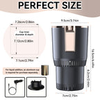 GripVolt Cooling & Heating Car Cup Holder - Drink Chiller Machine