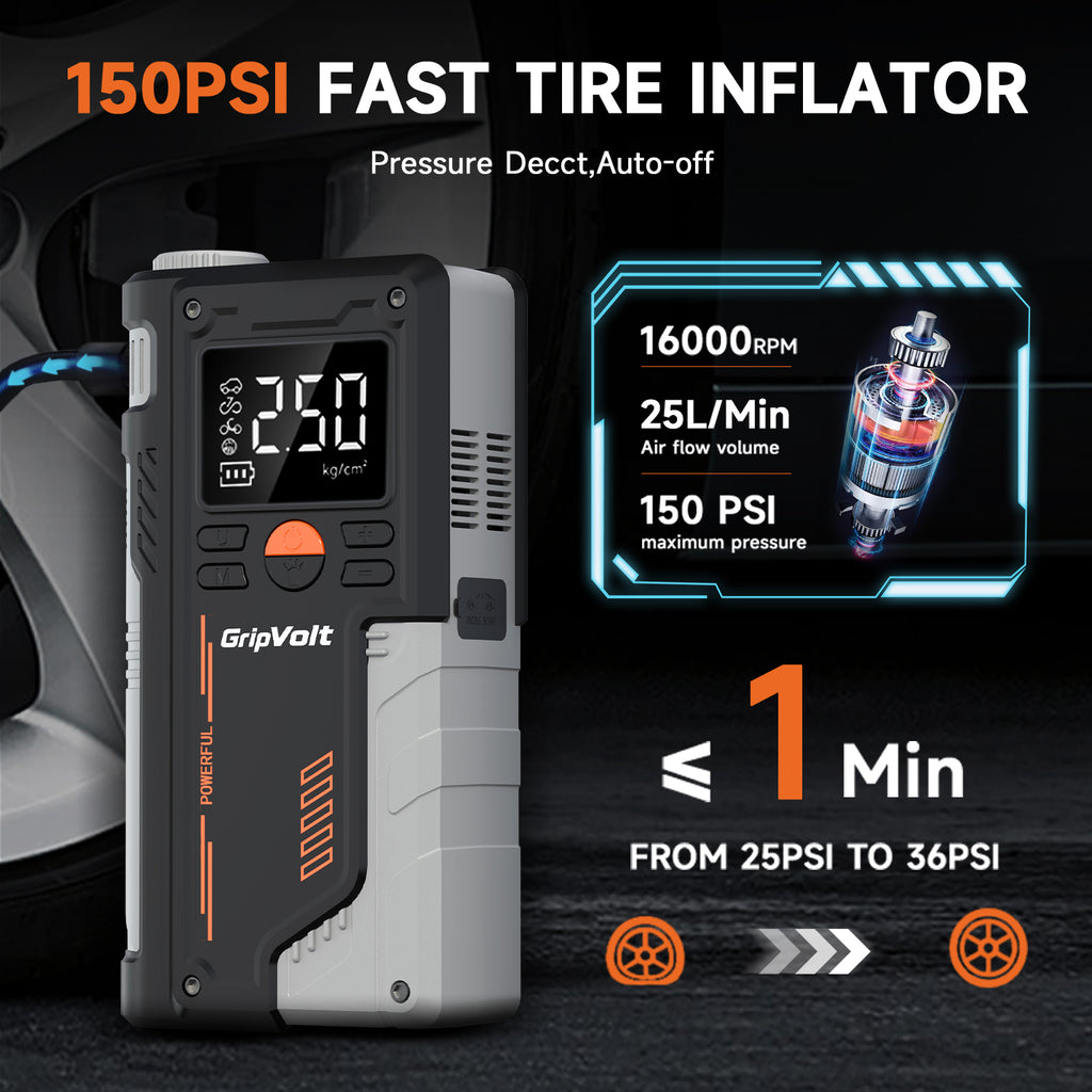 GripVolt T7 MAX 1000A Starthilfe 