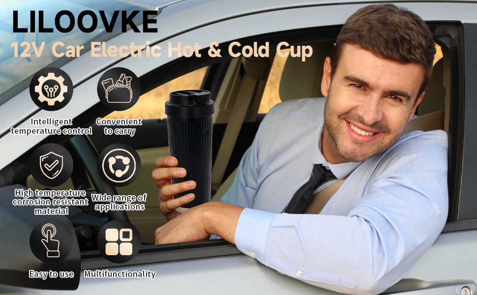 GripVolt A1 Pro Cooling and Heating Car Cup