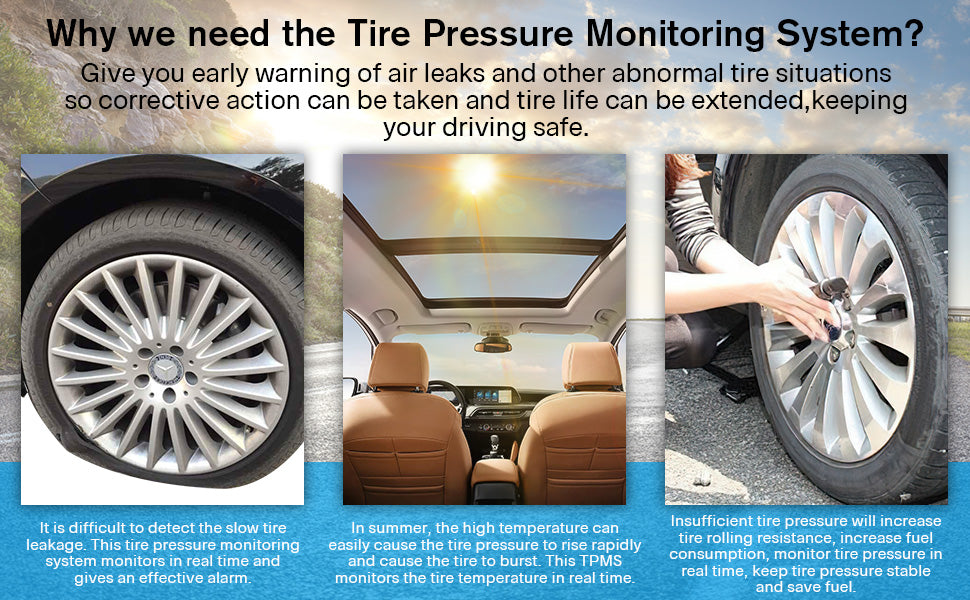GripVolt Solar Powered Real-Time Tire Pressure & Temperature Monitoring System