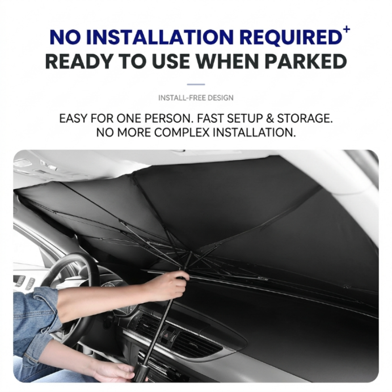 Large Windshield Sunshade Umbrella for Car