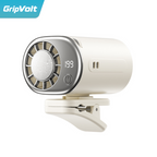 GripVolt Portable Ice Cooling Clip Fan | TEC Personal Cooling Fan with 360° Rotation, LED Display & USB Rechargeable