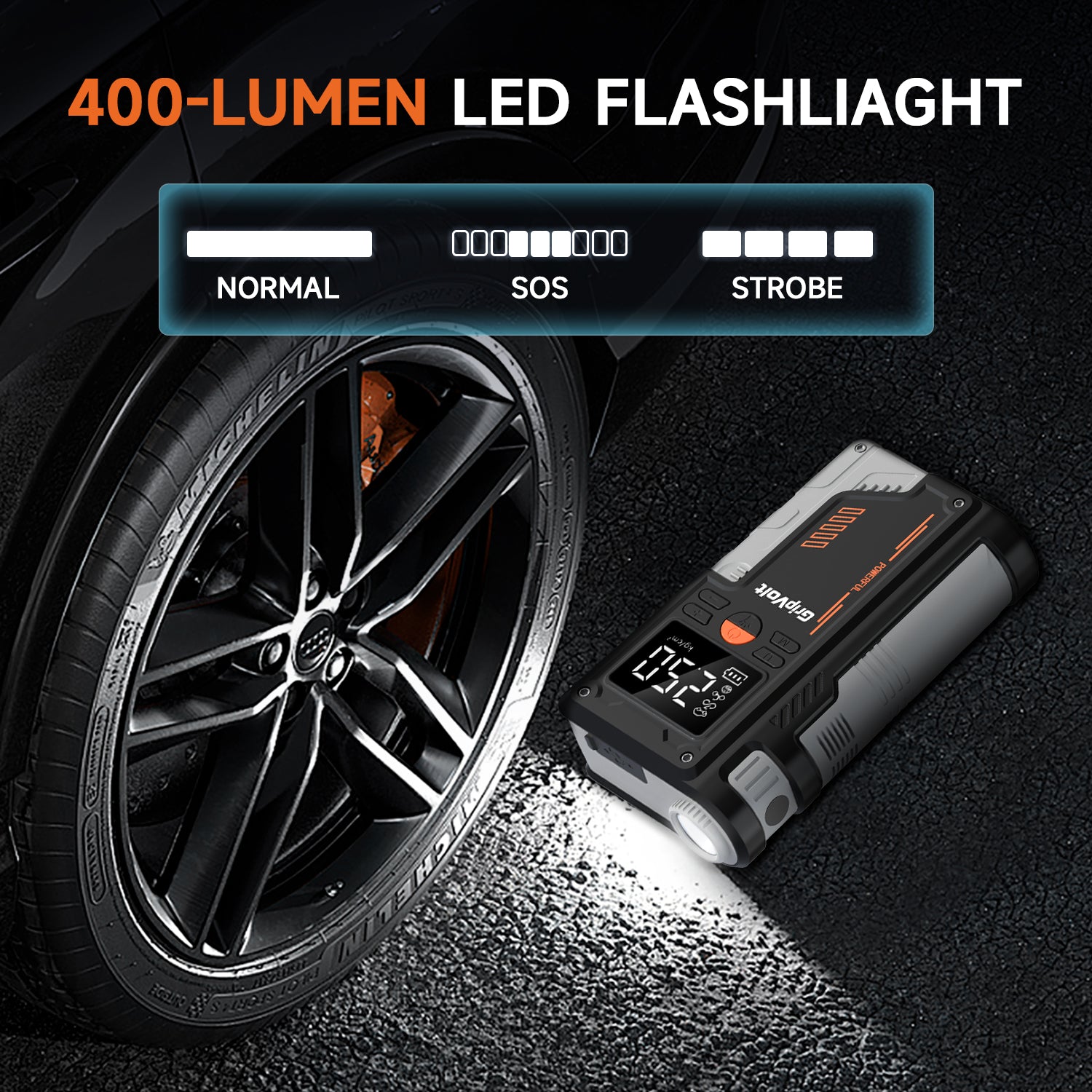 GripVolt 4-IN-1 T7 MAX 1000A Jump Starter