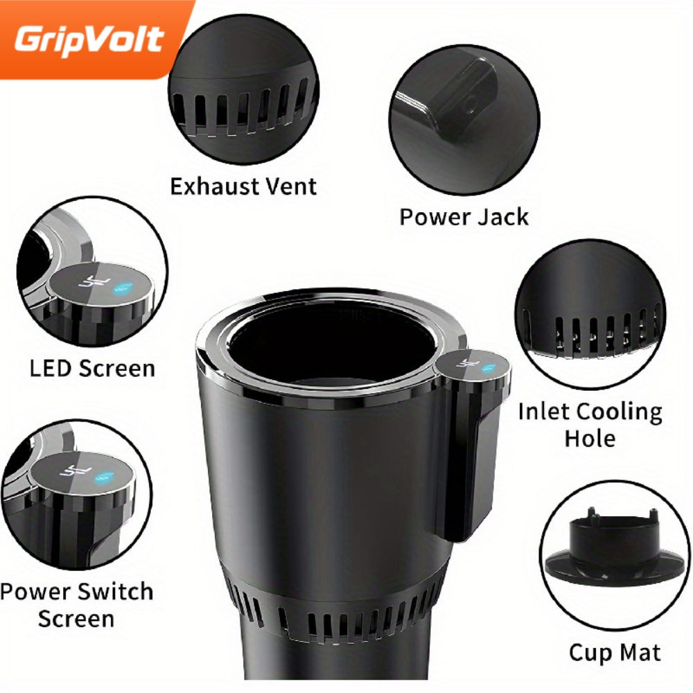 GripVolt A1 Flex Cooling & Heating Car Cup Holder