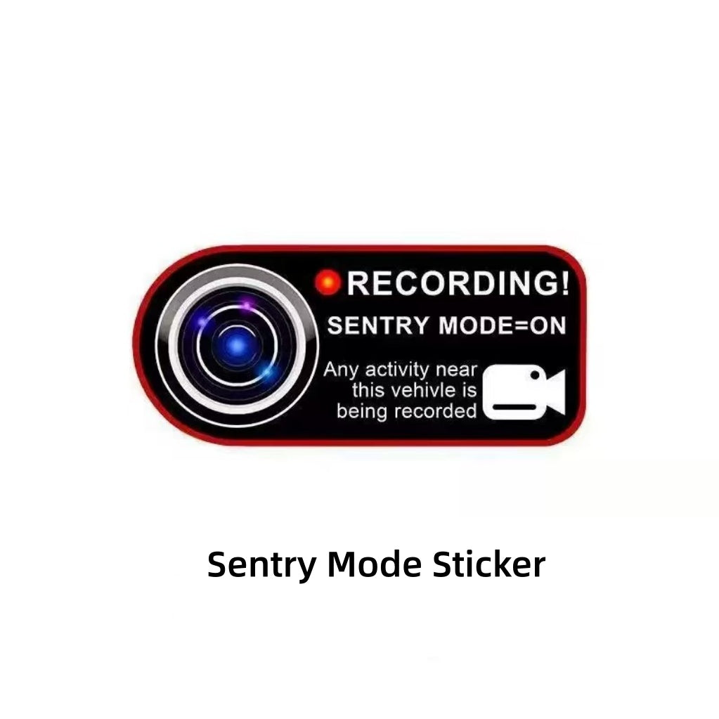 Gripvolt Car Surveillance Warning Sticker