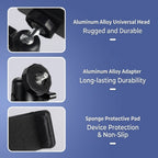 GripVolt Car Phone Camera Mount | Vacuum Suction Dashboard Holder with 360° Rotation for Driving Videos, Vlogging, Live Streaming & Navigation