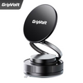 GripVolt Vacuum Magnetic Car Phone Holder | 360° Rotating Dashboard & Windshield Phone Mount with Strong Suction Base