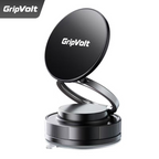 GripVolt Vacuum Magnetic Car Phone Holder | 360° Rotating Dashboard & Windshield Phone Mount with Strong Suction Base