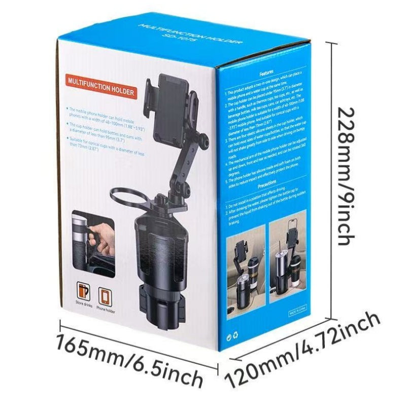 Car Cup Holder Expander – Multi-Function Beverage & Phone Stand