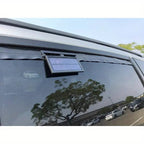 GripVolt Solar-Powered Car Window Fan | Dual Exhaust Ventilator with Temperature Display for Air Circulation, Heat Reduction & Odor Control