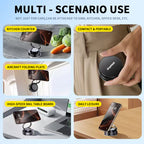 Gripvolt Vacuum Suction Cup Magnetic Car Phone Holder – 360° Rotation, Strong Sticky Base, Universal Magnet Kit