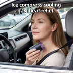 Gripvolt 199-Speed Clip Fan with Ice Cooling – 360° Rotatable, LED Display, USB Rechargeable – for Car, Home, Office & Outdoor