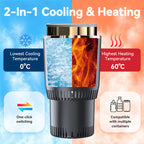 GripVolt Cooling & Heating Car Cup Holder - Drink Chiller Machine