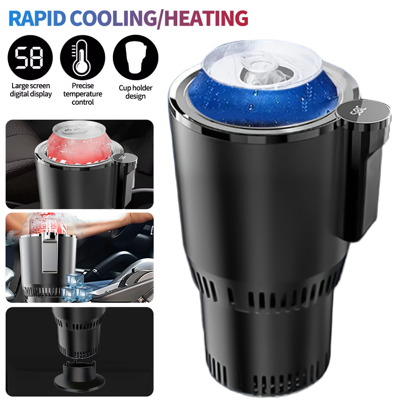 GripVolt A1 Flex Cooling & Heating Car Cup Holder