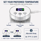 GripVolt Portable Insulin Cooler | Mini Temperature-Controlled Cooling Case for Insulin Pens, USB-C Powered for Car & Travel