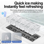 Gripvolt 12-Cube Car Ice Maker – 16 Min, Cigarette Lighter Plug