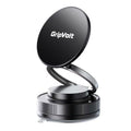 Gripvolt Vacuum Suction Cup Magnetic Car Phone Holder – 360° Rotation, Strong Sticky Base, Universal Magnet Kit