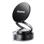 Gripvolt Vacuum Suction Cup Magnetic Car Phone Holder – 360° Rotation, Strong Sticky Base, Universal Magnet Kit