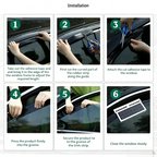 GripVolt Solar-Powered Car Window Fan | Dual Exhaust Ventilator with Temperature Display for Air Circulation, Heat Reduction & Odor Control