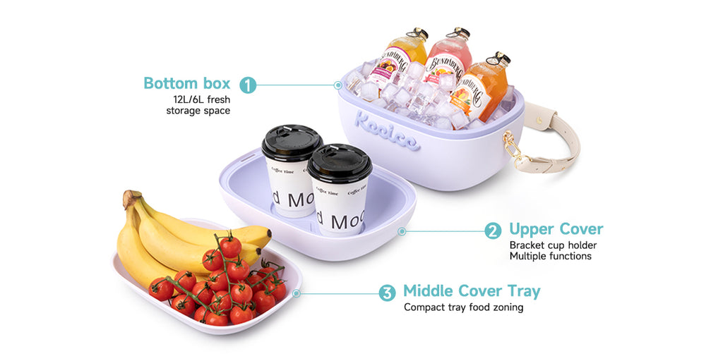GripVolt CM-X1 Macaron Colors Car Refrigerator