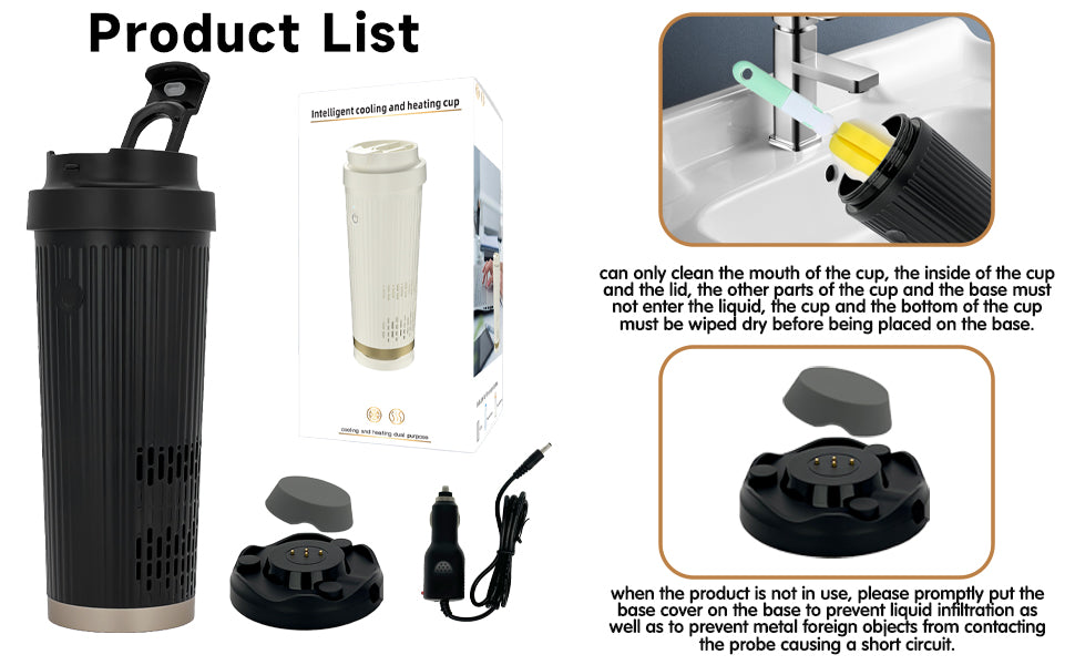 GripVolt A1 Pro Cooling and Heating Car Cup