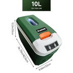 Gripvolt 10L Portable RV Refrigerator – Green