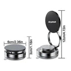 Gripvolt Vacuum Suction Cup Magnetic Car Phone Holder – 360° Rotation, Strong Sticky Base, Universal Magnet Kit