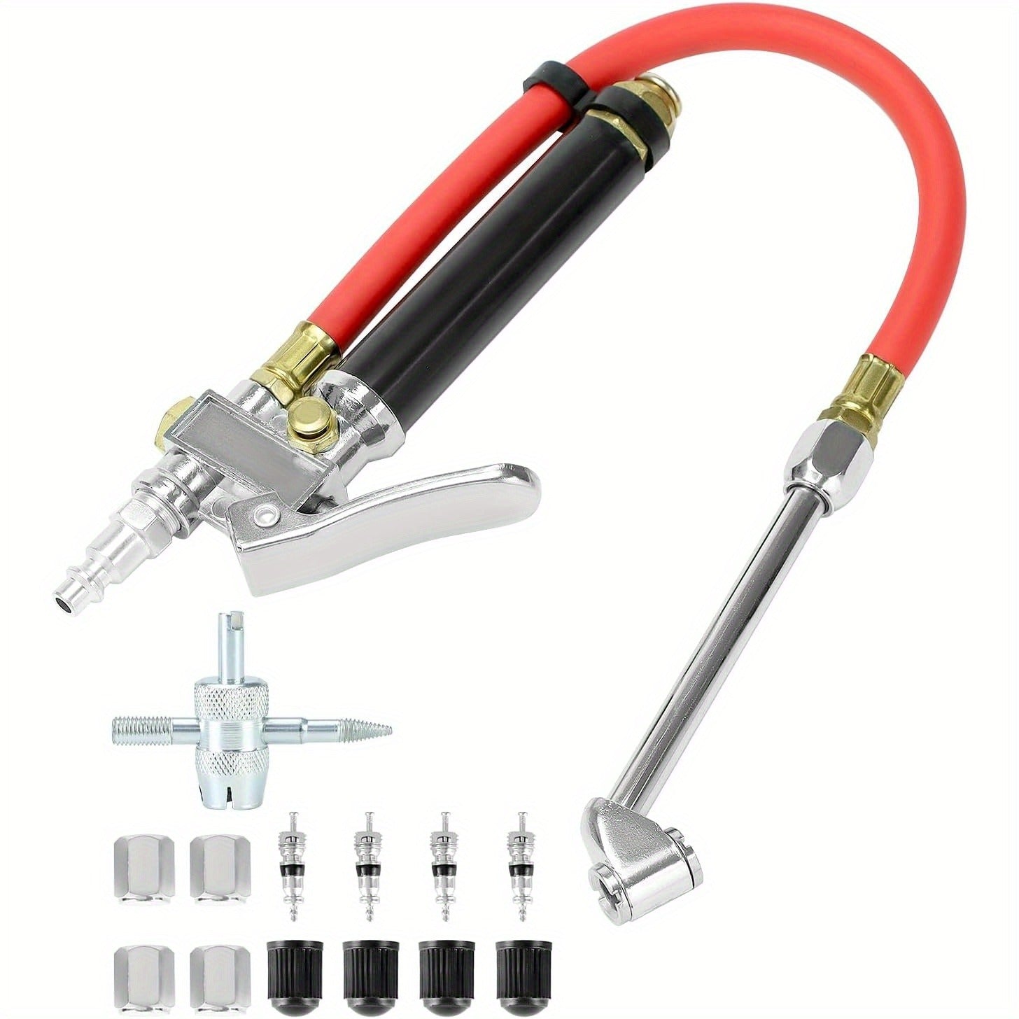 GripVolt L1 Heavy Duty Tire Inflator with Dual Head Chuck