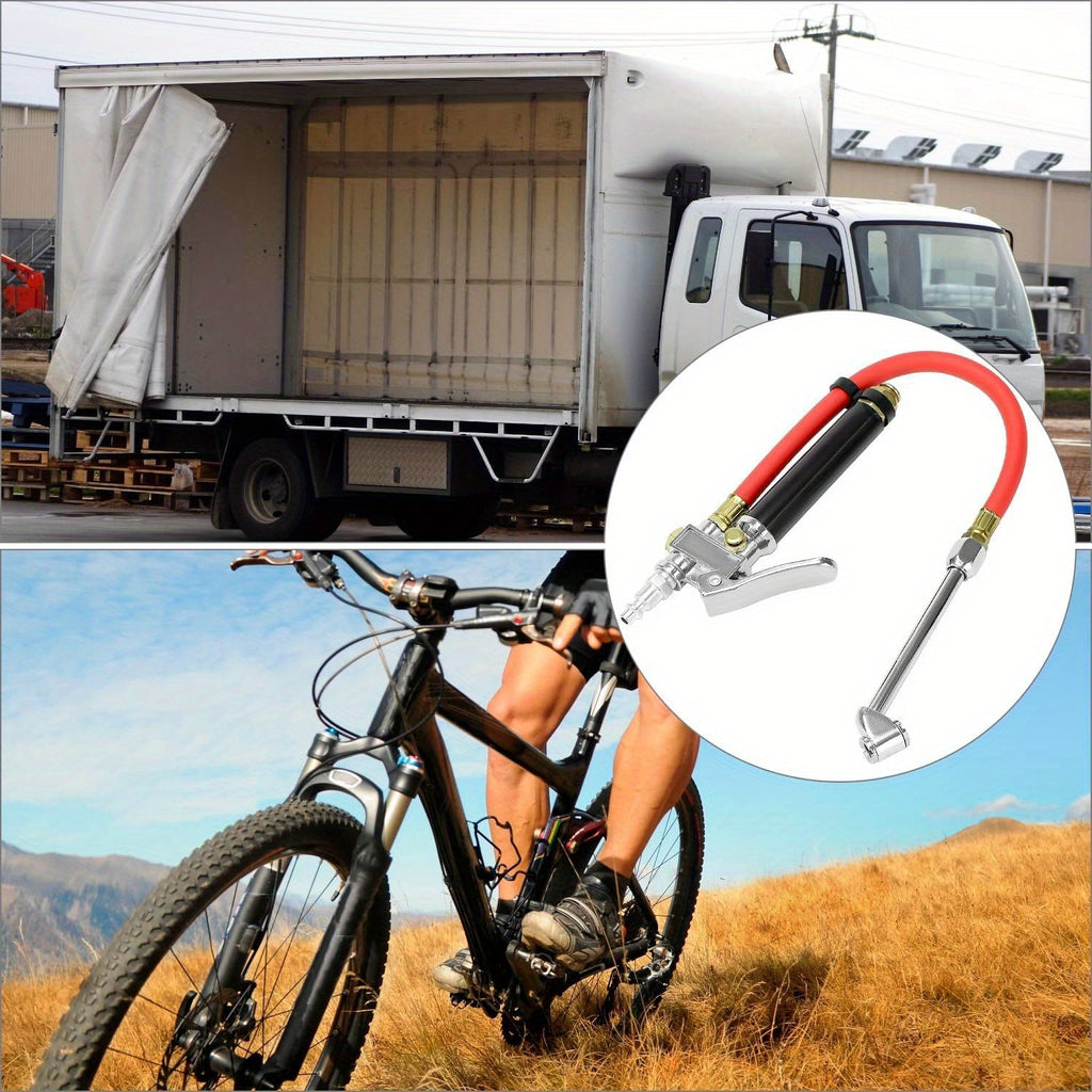 GripVolt L1 Hochleistungs-Reifenfüller mit Doppelkopf-Anschluss