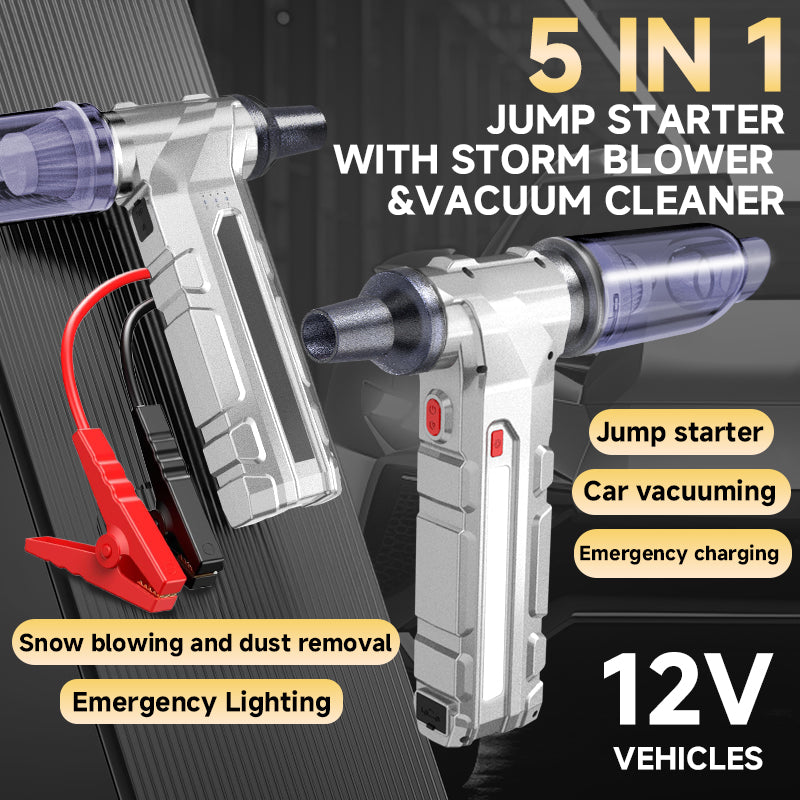 GripVolt JV-600 Jump Starter & Vacuum Cleaner
