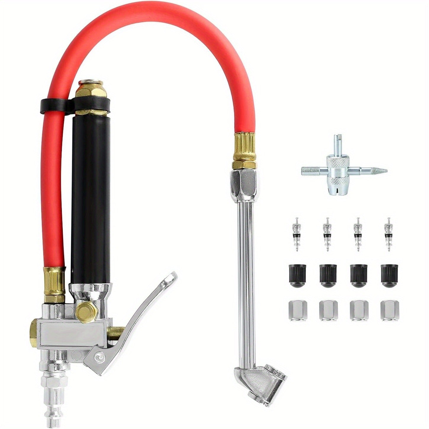 GripVolt L1 Heavy Duty Tire Inflator with Dual Head Chuck