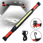 Gripvolt 4-in-1 Auto Repair Light Bar – Magnetic, Hook & Clip at Both Ends, 4 Modes (White/Red Strobe), USB Rechargeable – Versatile Work Light for Car Repair, Emergency, Home & Garage