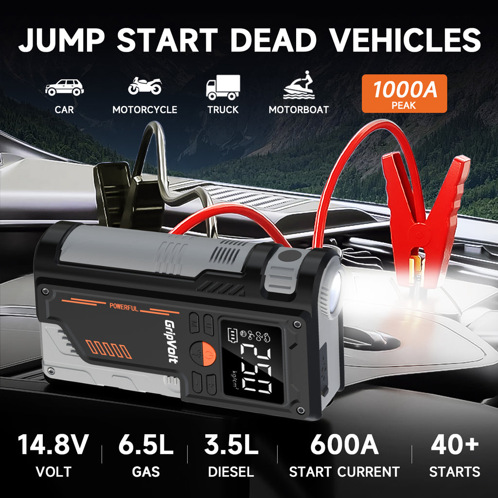 GripVolt T7 MAX 1000A Starthilfe 