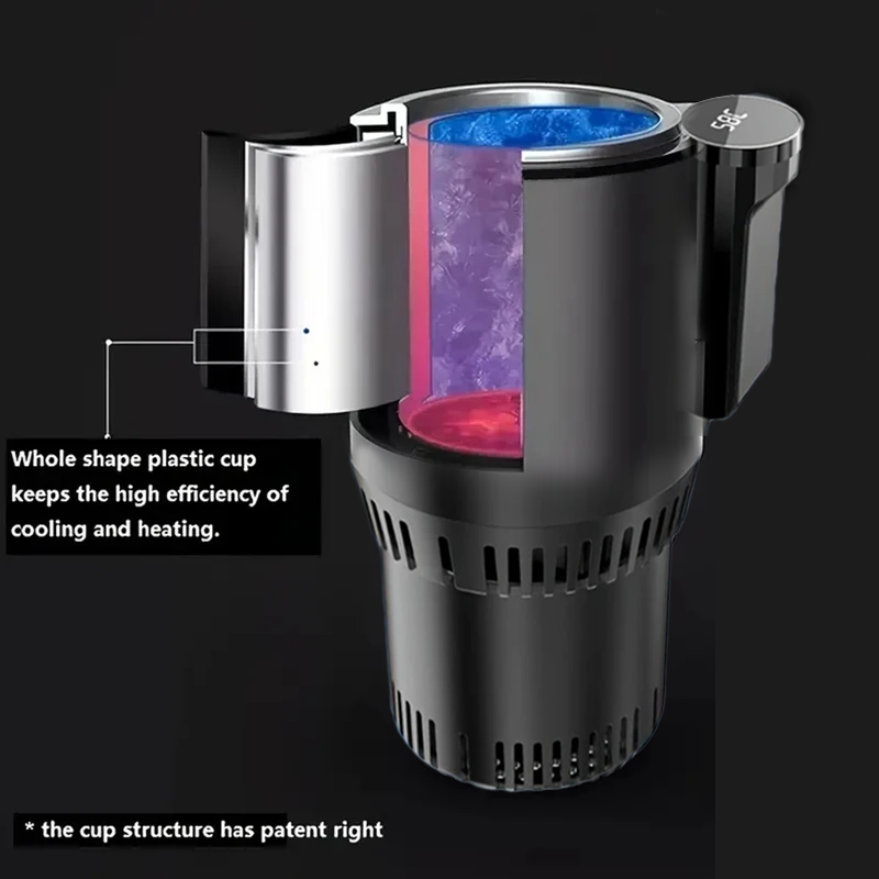 GripVolt A1 Flex Cooling & Heating Car Cup Holder