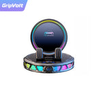 GripVolt Auto-Clamp Wireless Charging Car Phone Mount | Vacuum Suction Dashboard & Windshield Holder with 360° Rotation